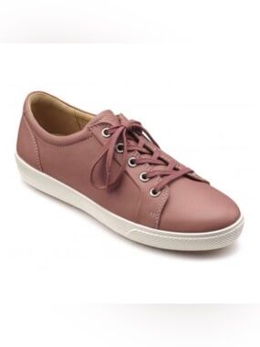 HOTTER | Women’s Comfort‎ Sneakers in Brooke Pink/Salmon Leather Shoes Sz. 7
